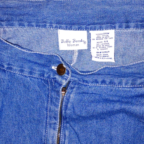 💜VINTAGE💜 Bobbie Brooks Denim Maxi Skirt - Picture 3 of 9